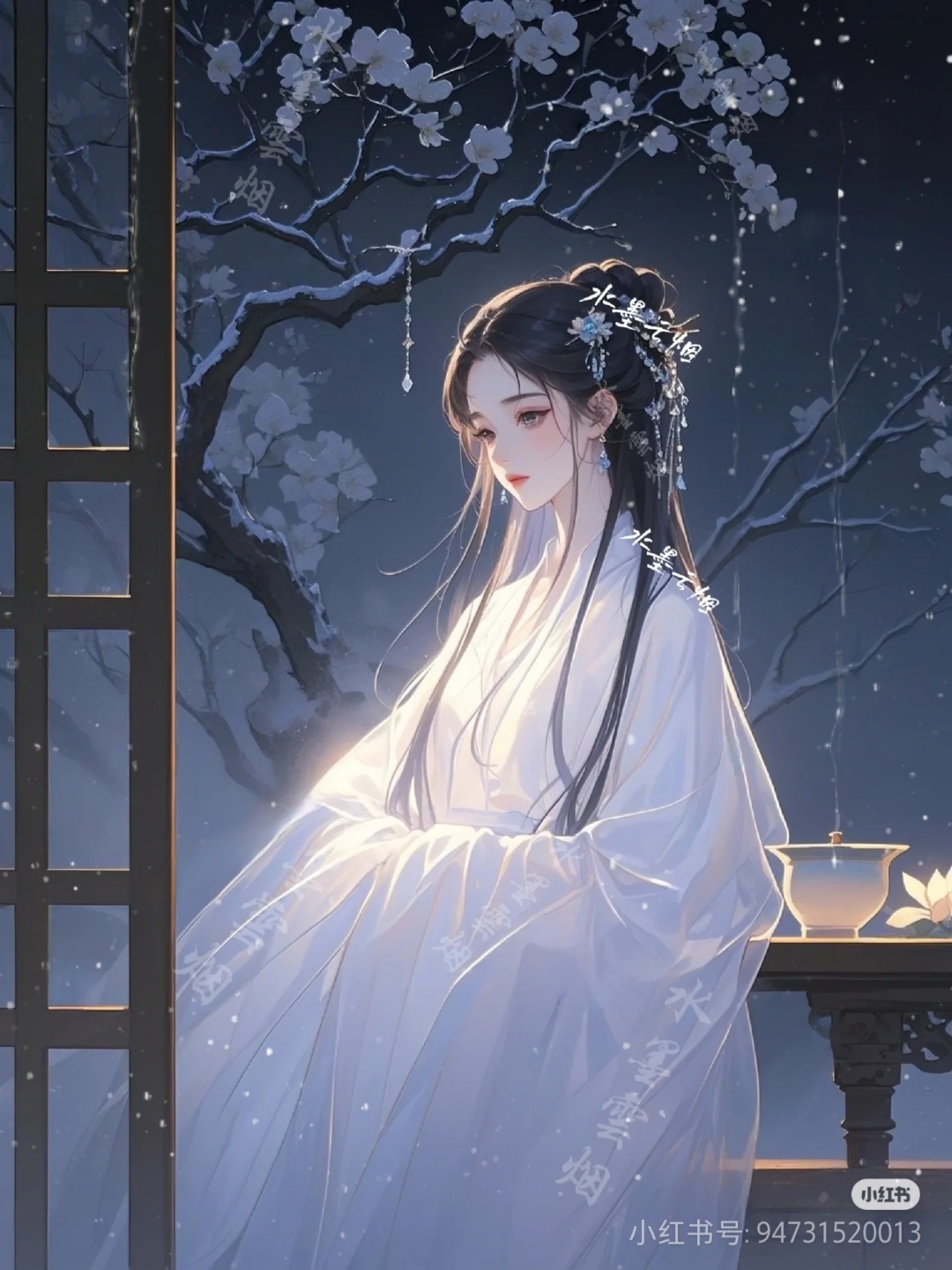 呵呵呵古风长发女子无奈叹息公主殿下绝美图片动漫古风温柔古风女生