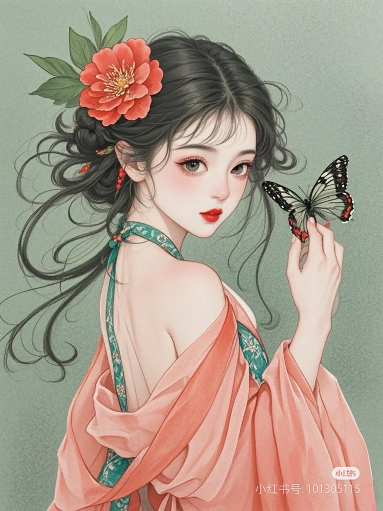 遇见你,如遇春风十里,花开满枝