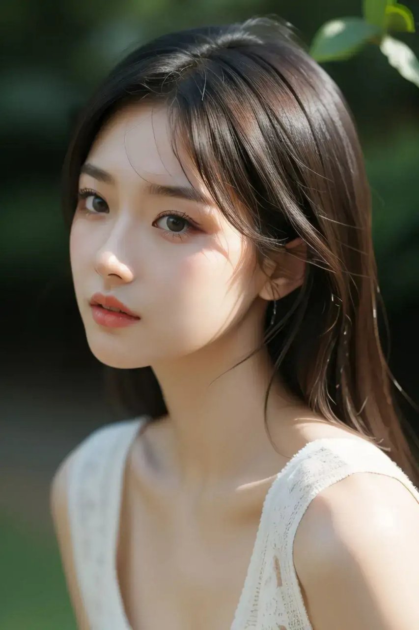 清新女孩,壁纸美美哒!#壁纸