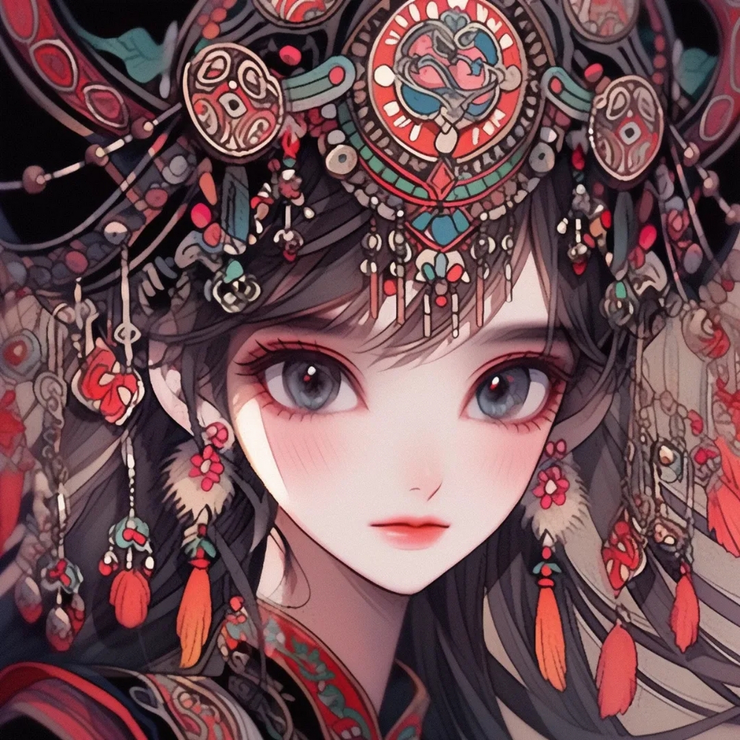 97绝美红衣新娘9669♀15  98瞧这蓝眸黑发的女子,一袭红衣