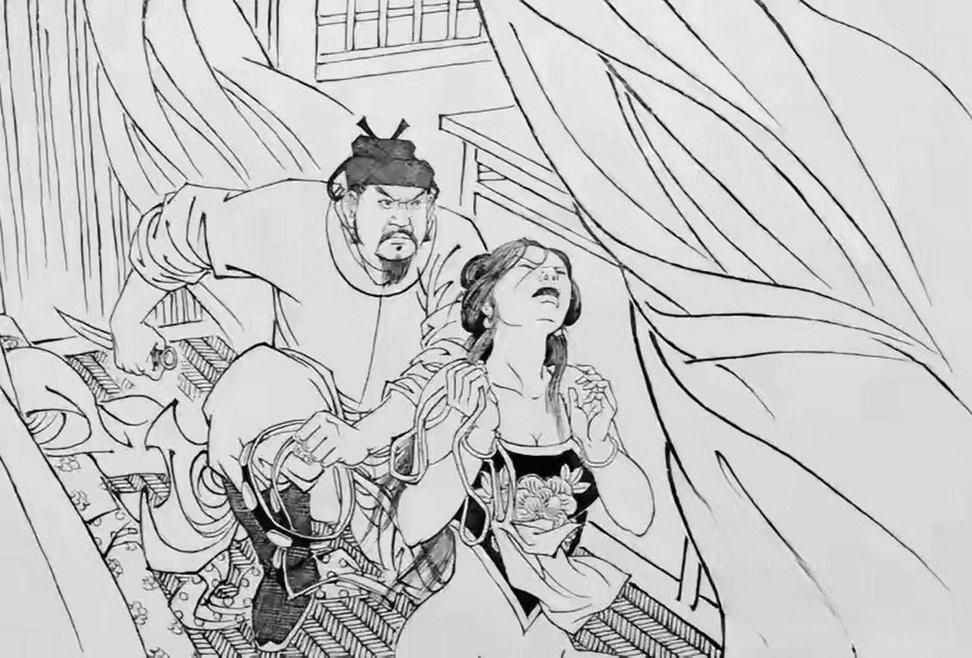 请试着回忆一下,这是四大名著里的哪一个场景?