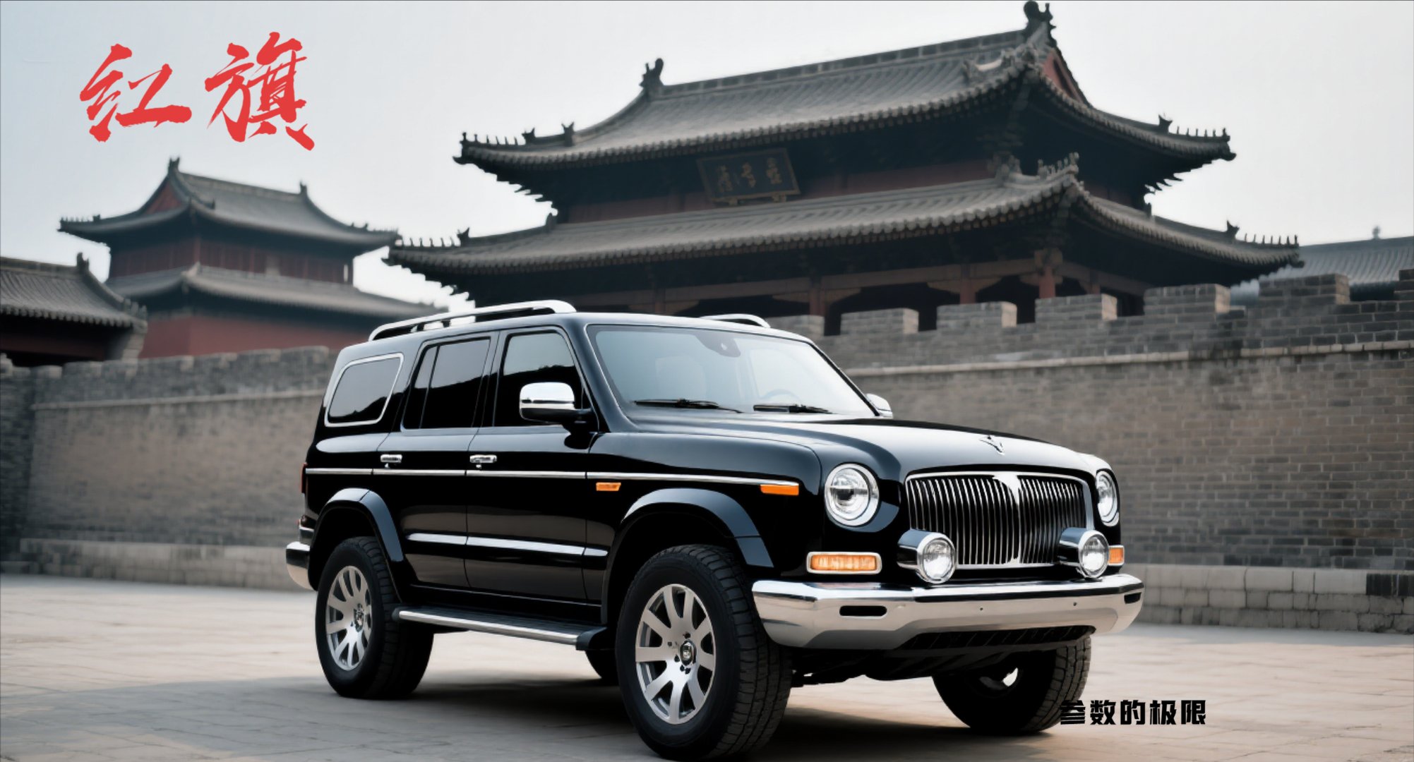 国产之魂红旗,旗舰越野第二波猜想图!