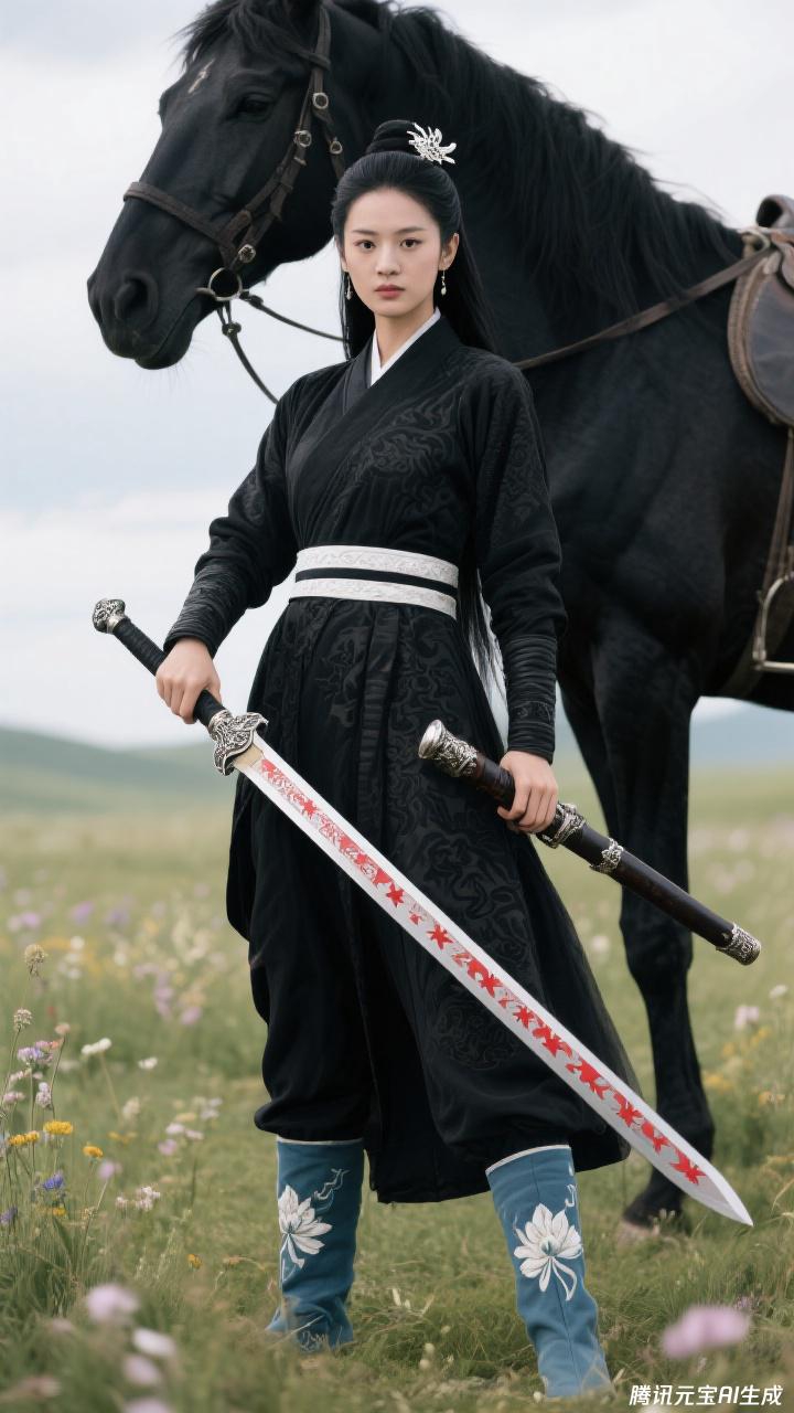 琼鼻樱口含春色, 肤若凝脂月下明. 领似蝤蛴藏剑气, 齿如瓠犀吐寒声