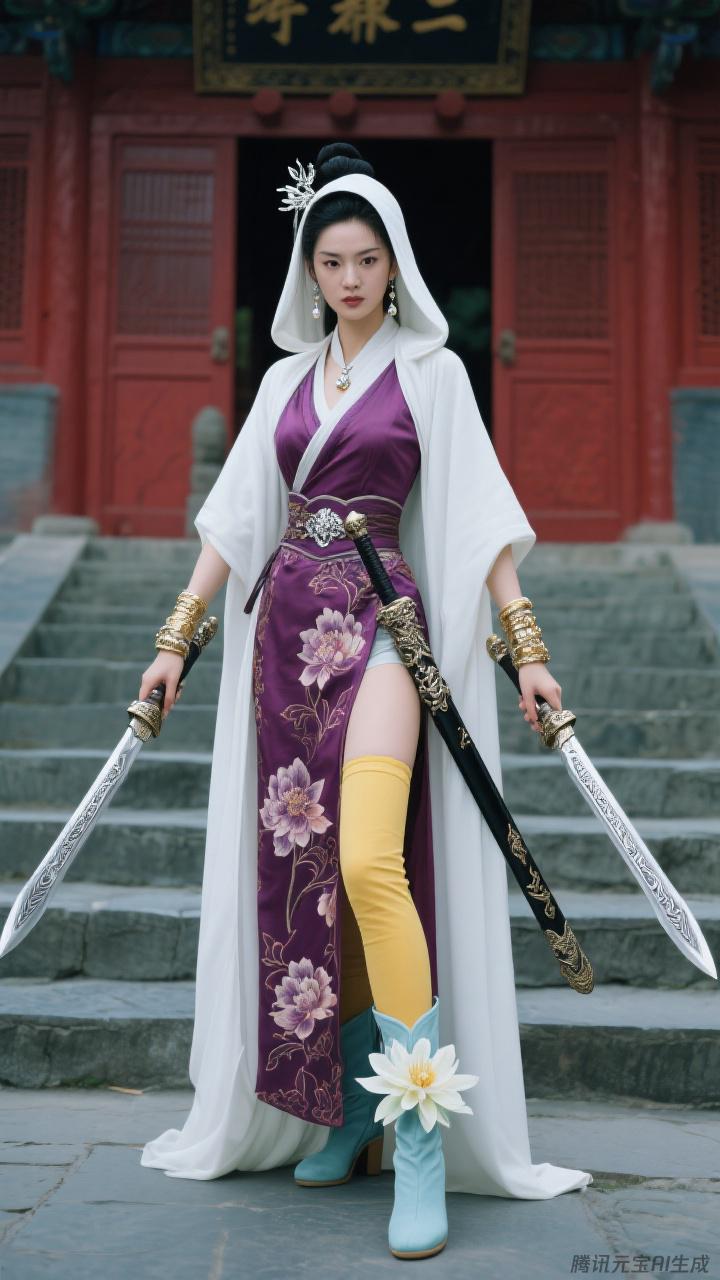 天龙八部叶二娘 青丝散乱夜风凉, 独抱婴孩泪暗藏