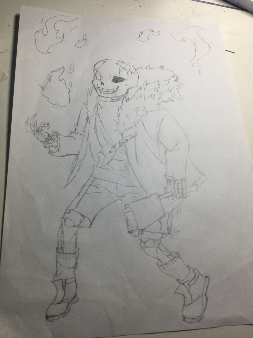 无所不能和感染者sans(我好像记得某up说画感染者很费肝,有吗?