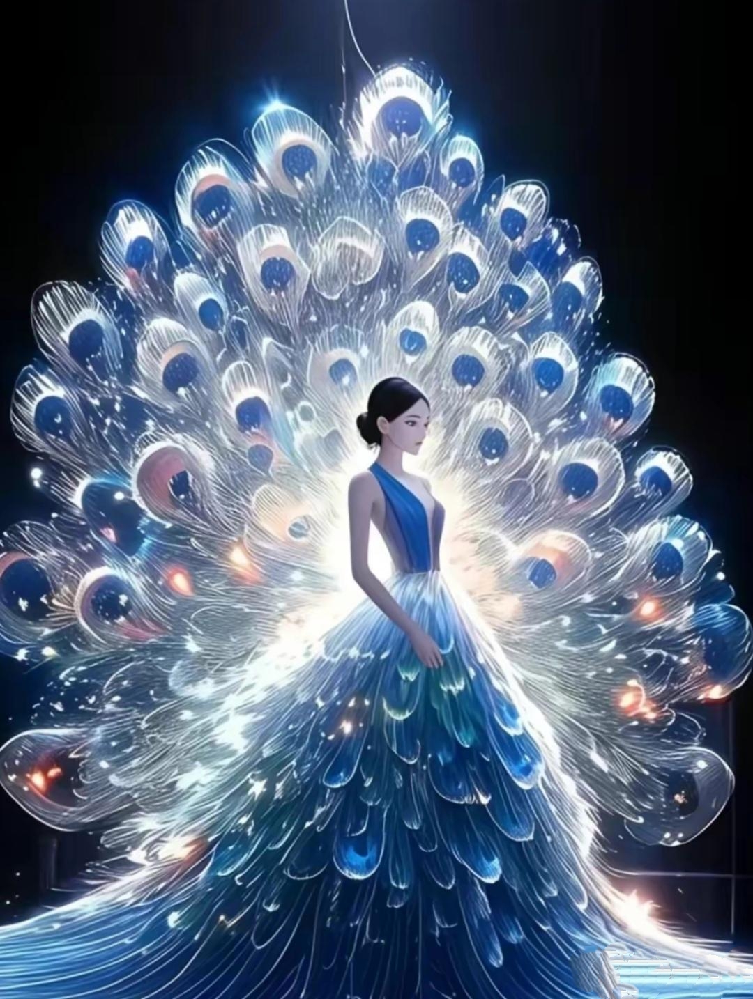 梦幻孔雀开屏装置,惊艳亮相!