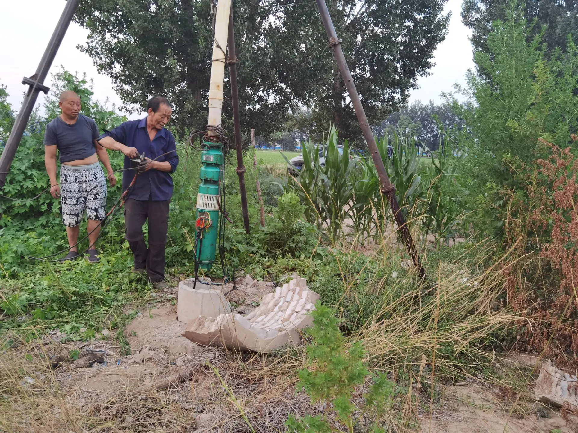 淘井打捞潜水泵.洗井.捞井