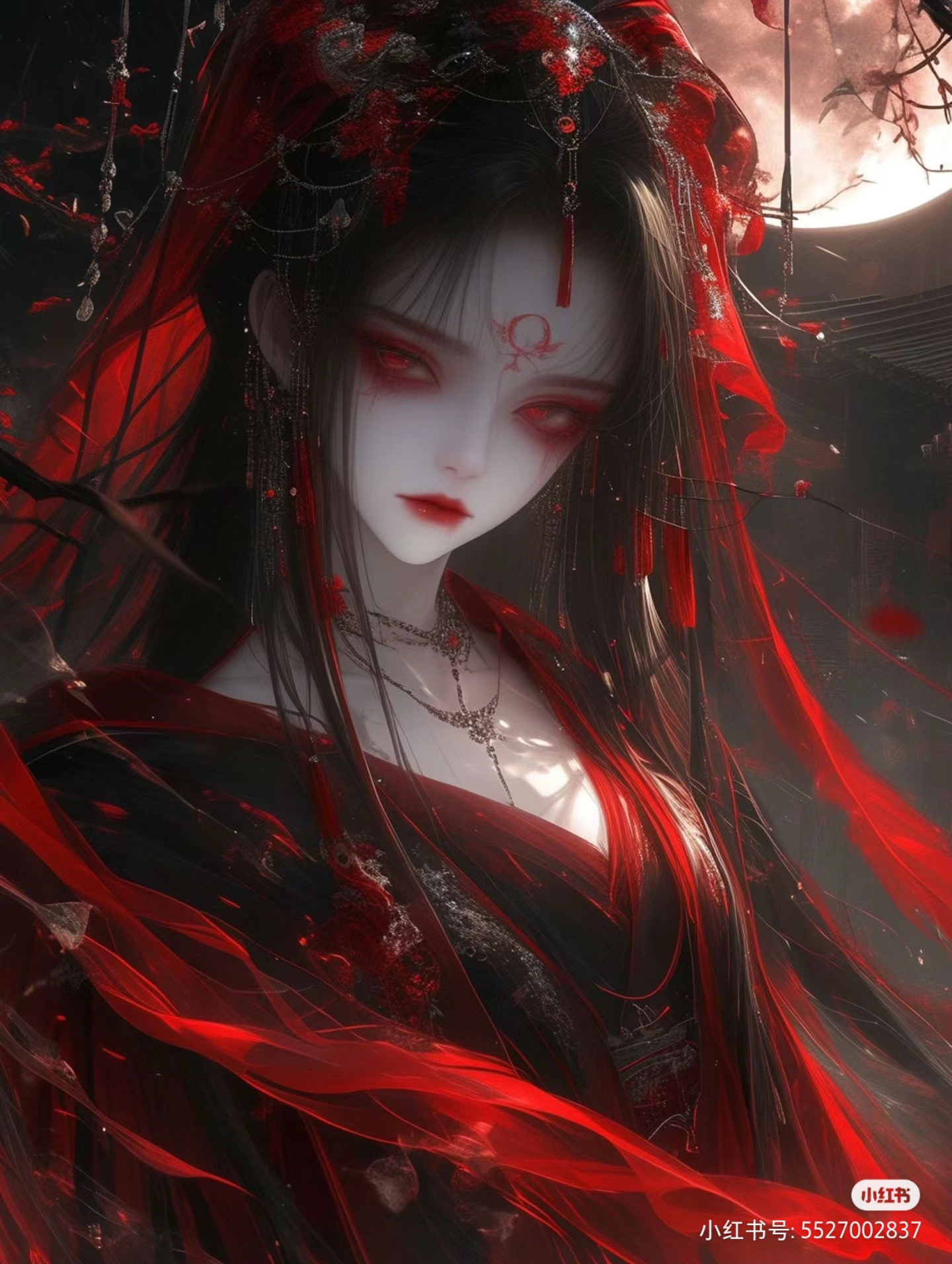 一眼惊艳,这幅画面仿佛把东方艺术风格展现得淋漓尽致!