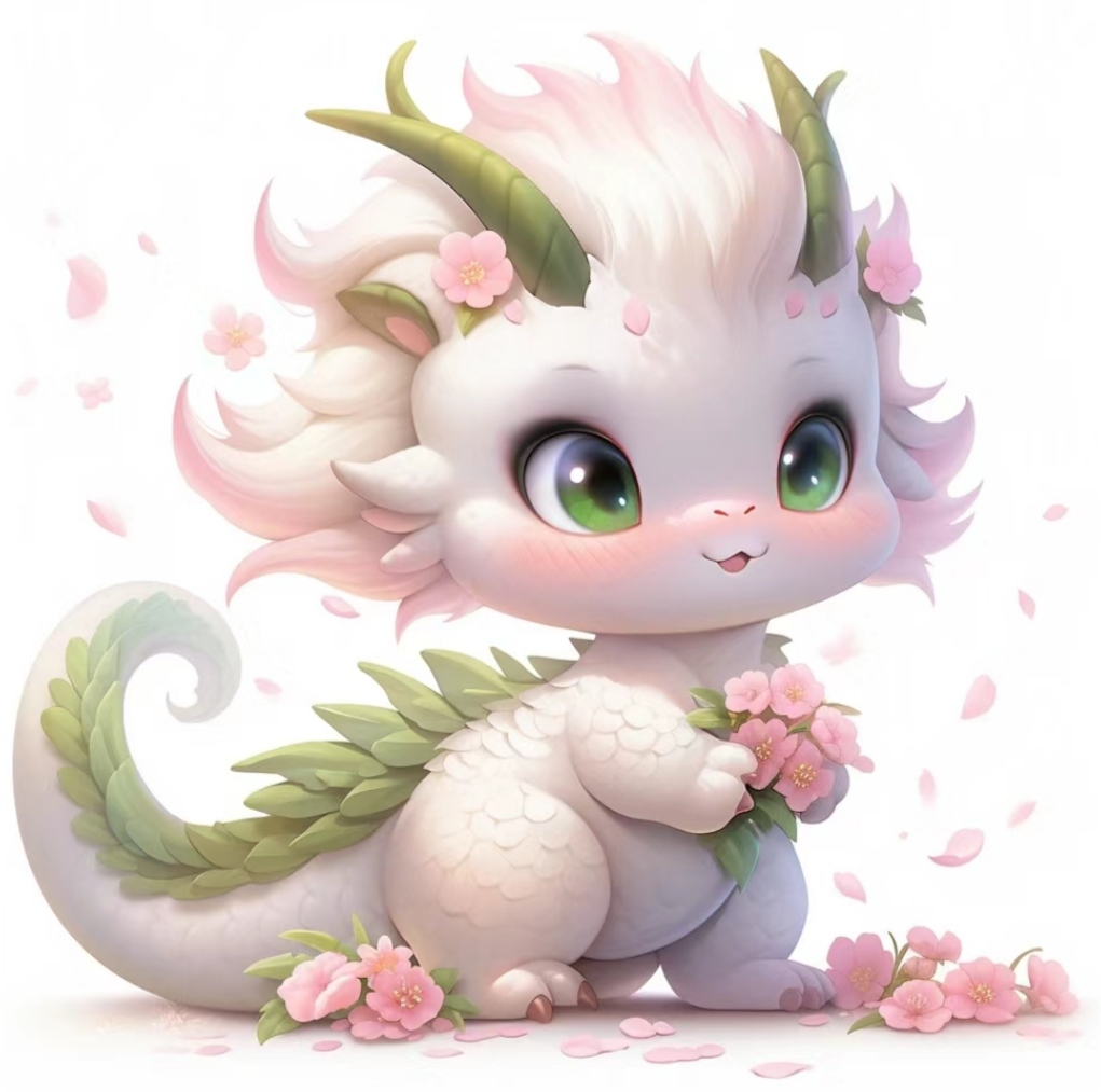 跨年创作挑战赛#  龙宝宝qq头像 这也忒93爱了吧~~龙宝宝qq头像