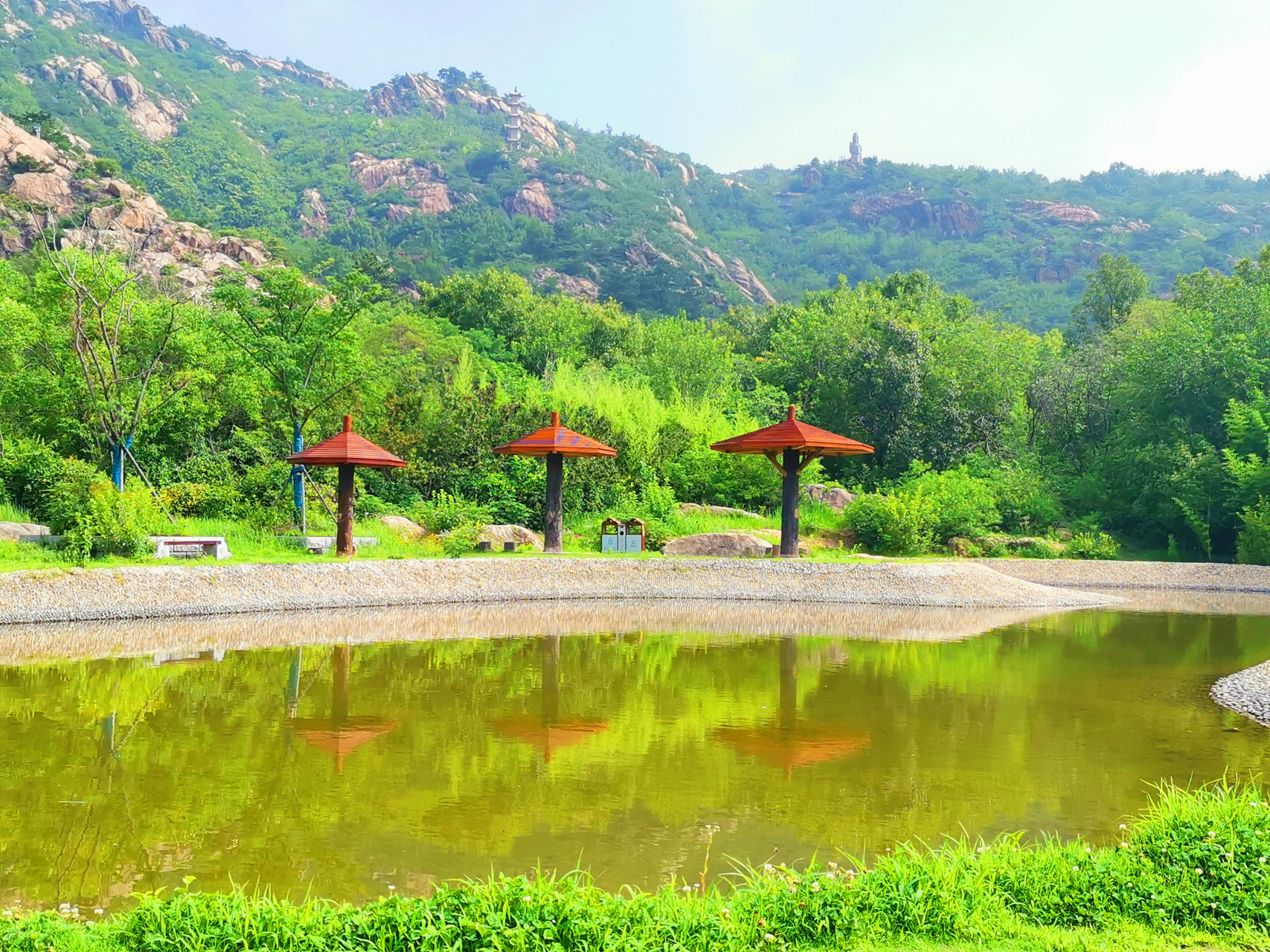 我们的旅游日记# 世外桃源一桃花涧 桃花涧位于连云港市锦屏山穆创