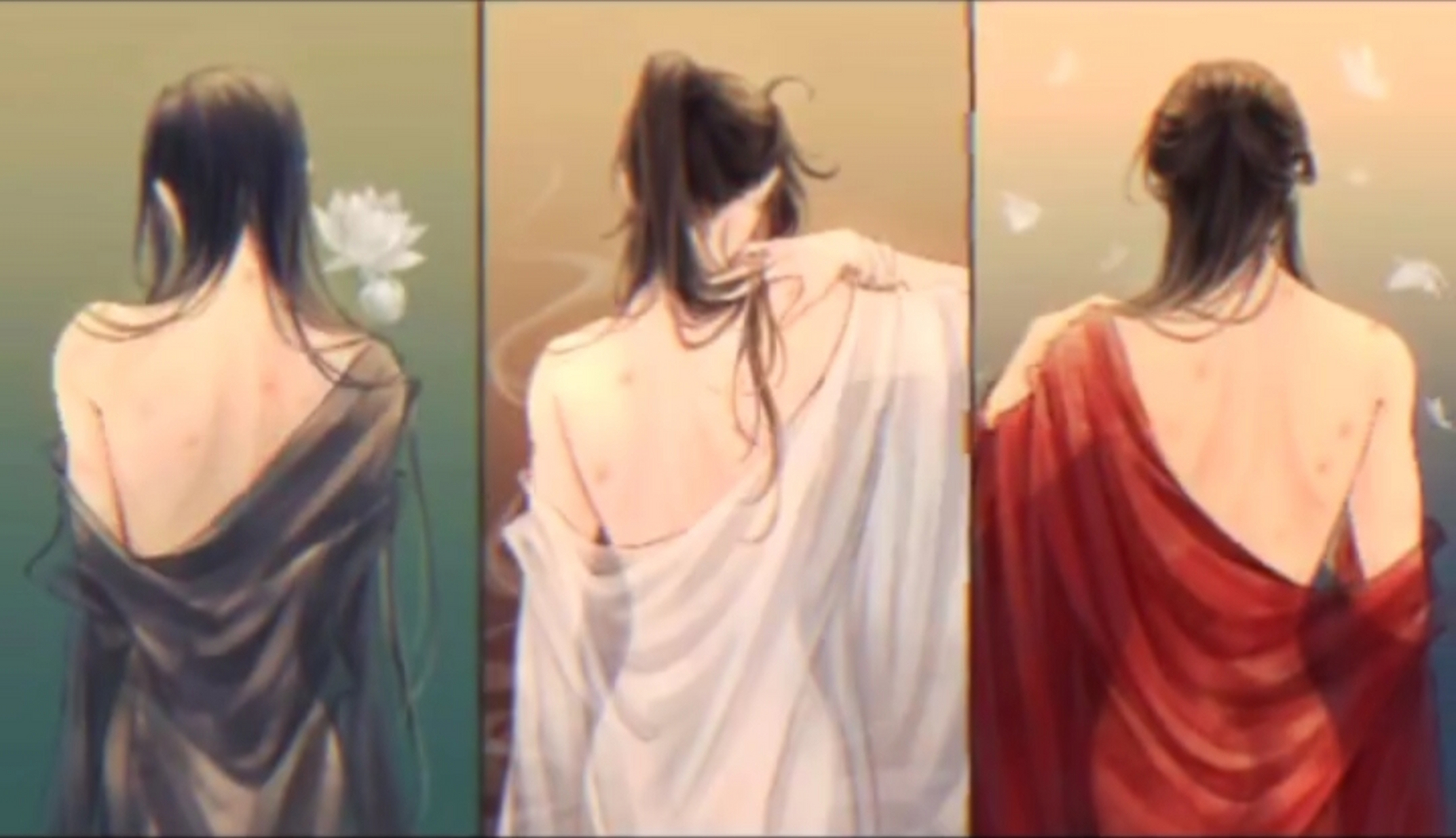 墨家三嫂(沈清秋,魏无羡,谢怜)好"瘦"