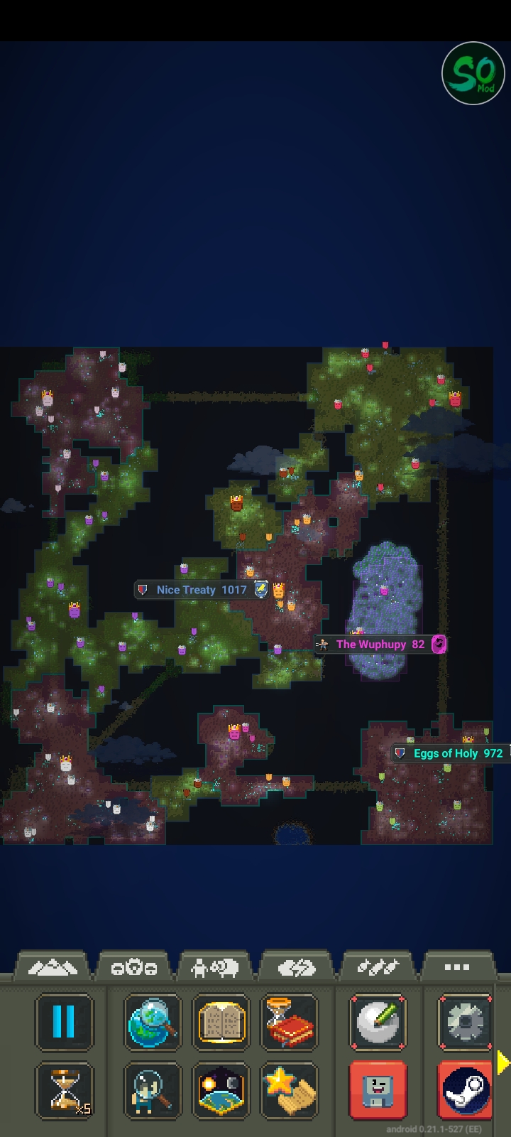 世界盒子我的其中一个世界文明发展情况