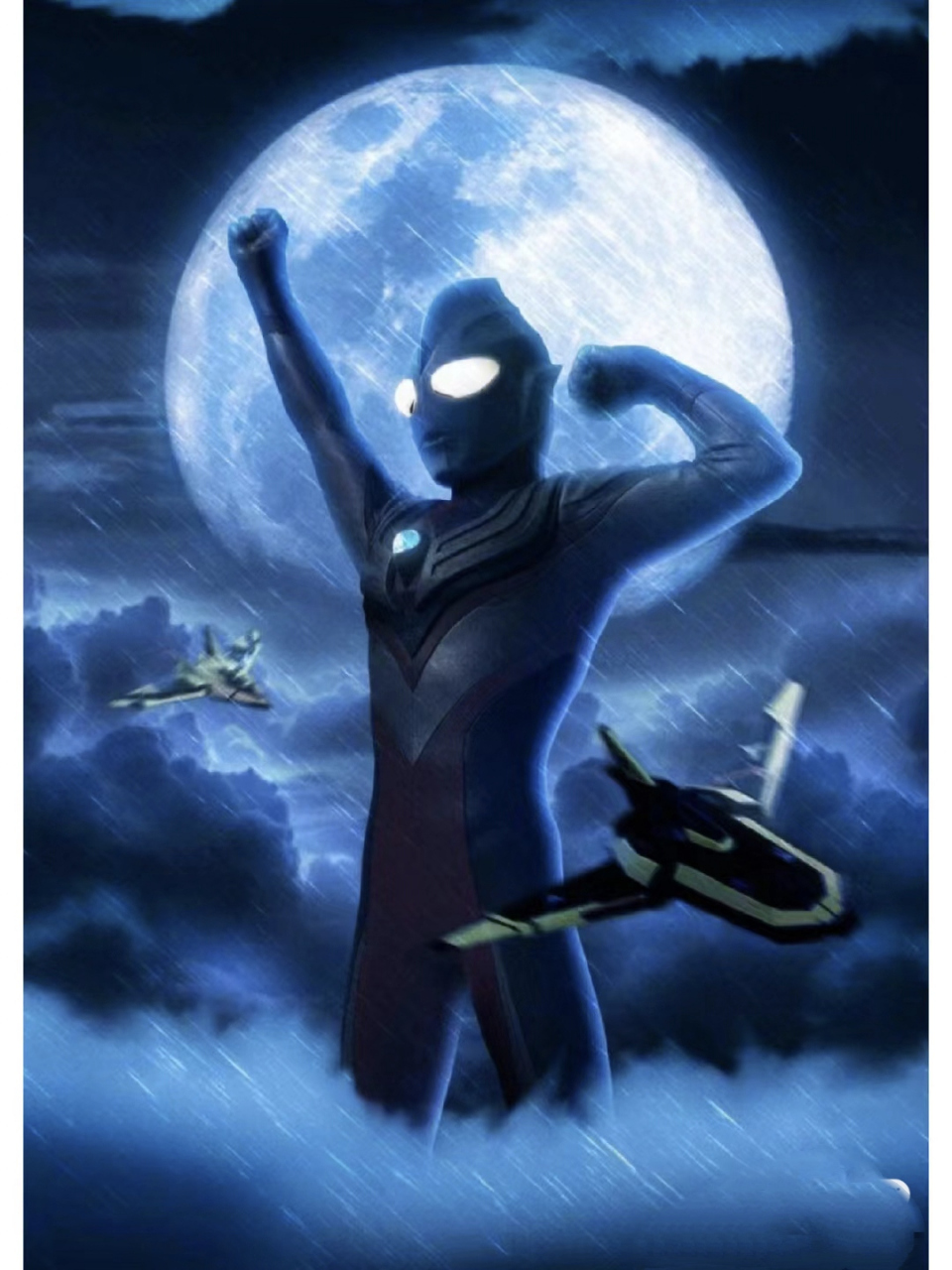 动漫壁纸# #奥特曼#动漫壁纸# 平成三流氓,专打五帝王.