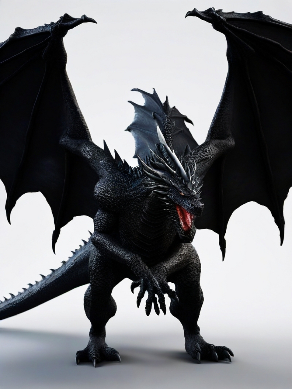 🐉  你见过黑色的龙吗?我竟然在一片神秘的森林中遇到了!