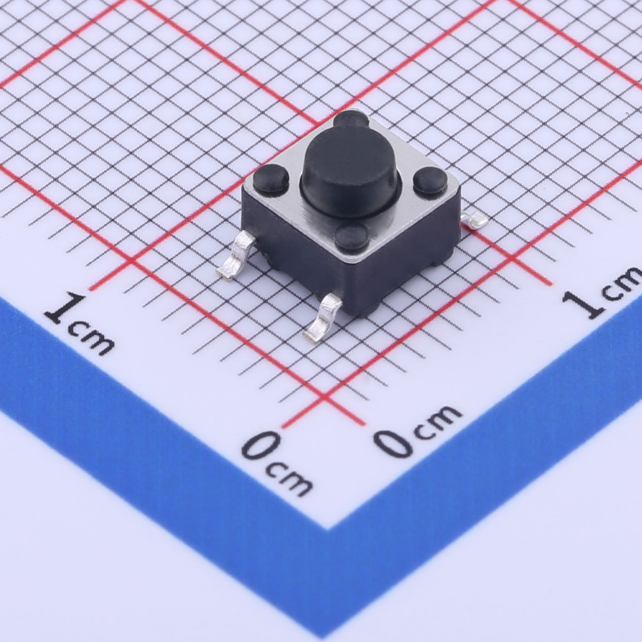 封装: smd 电路结构: 单刀单掷 按钮形状: 圆形按钮 开关长度: 6mm