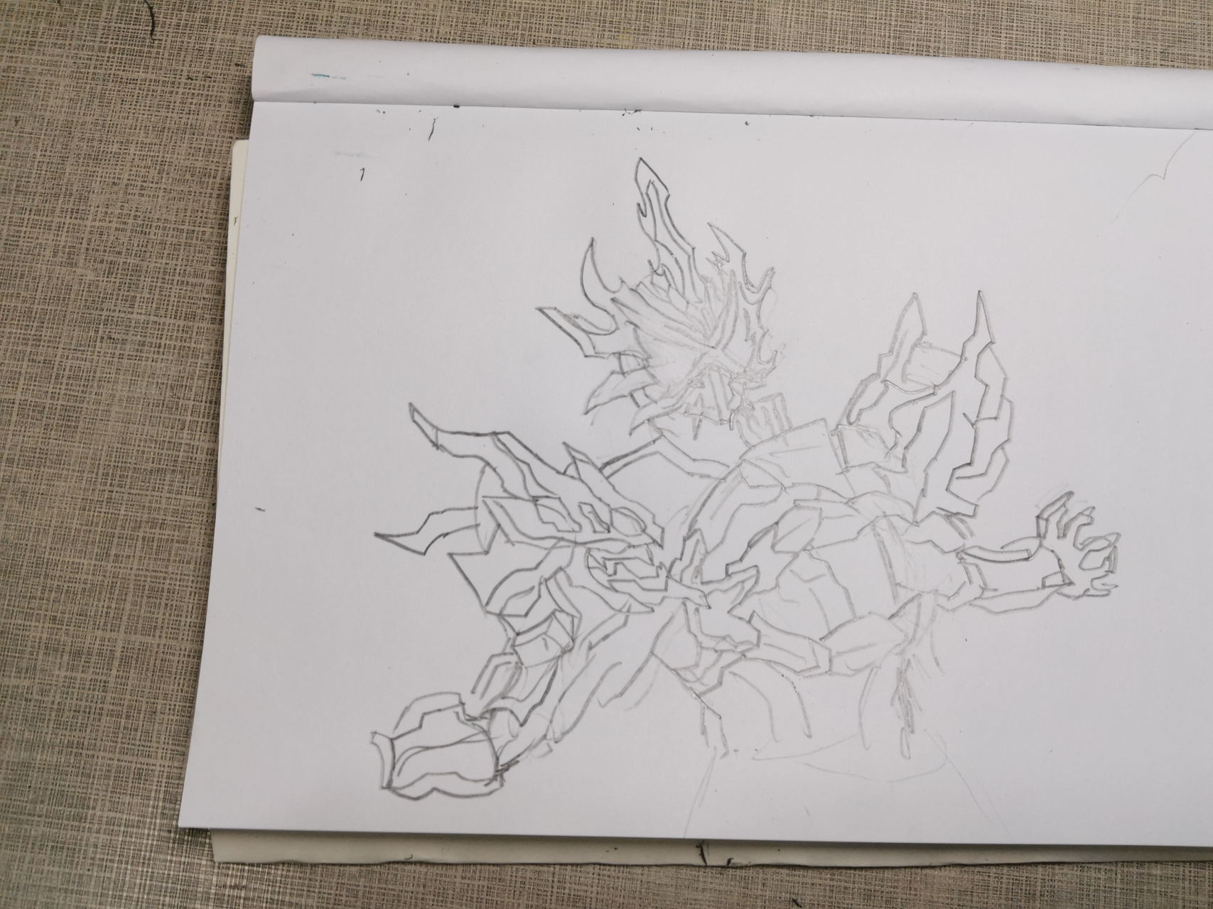 每天一画(暑假限定) 远古飞龙