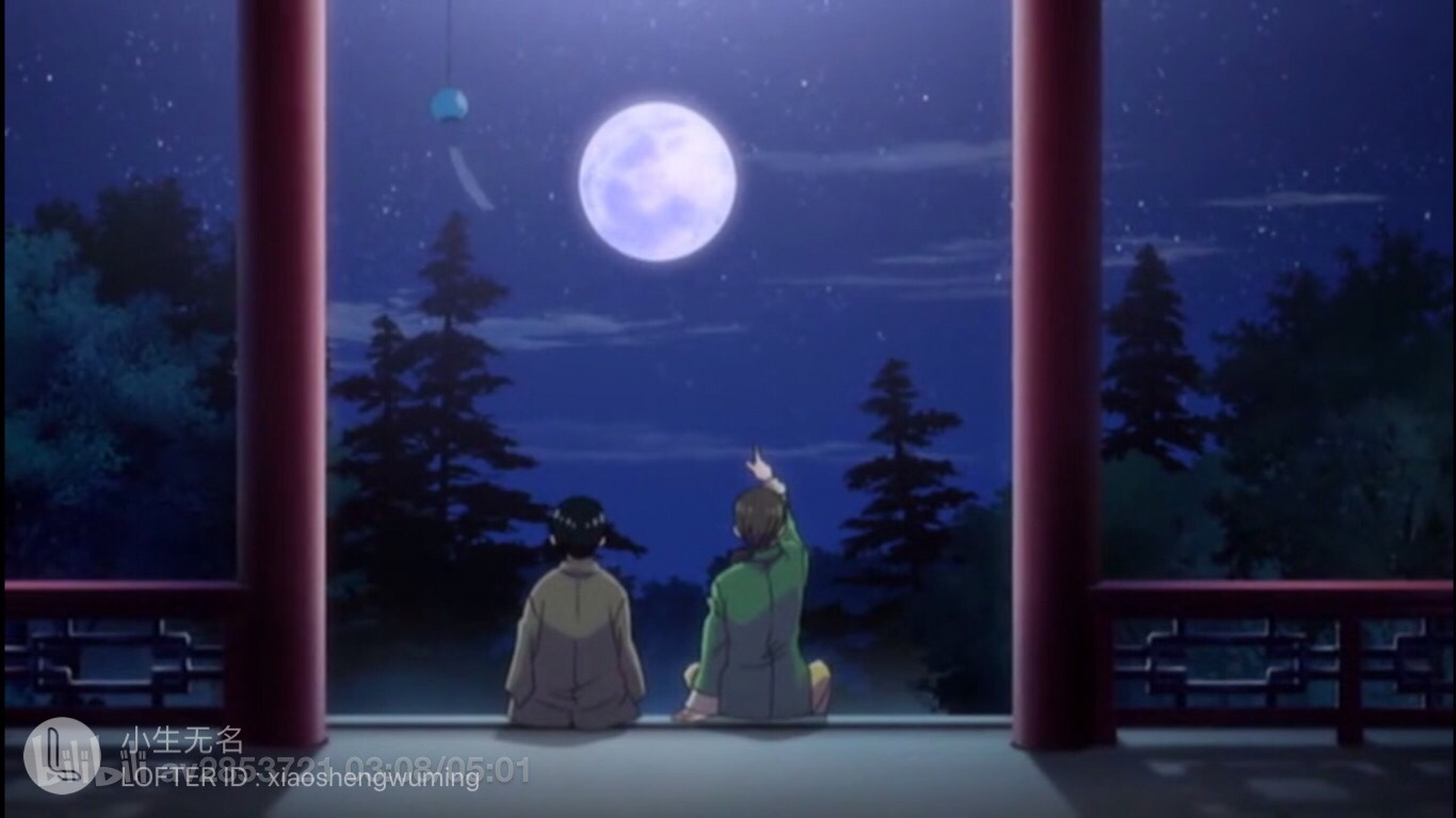 动漫经典场面# 极东赏月[泪奔] 耀君怎么可能不知道小菊说的是什么啊