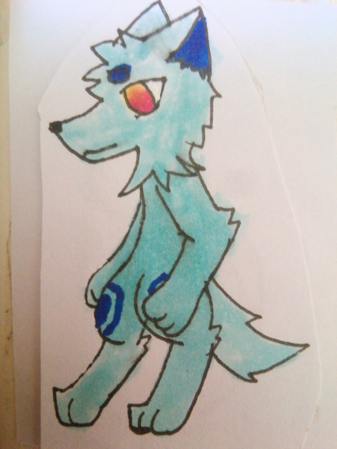 94  一眼就被这手绘卡通狼92深深吸引啦!