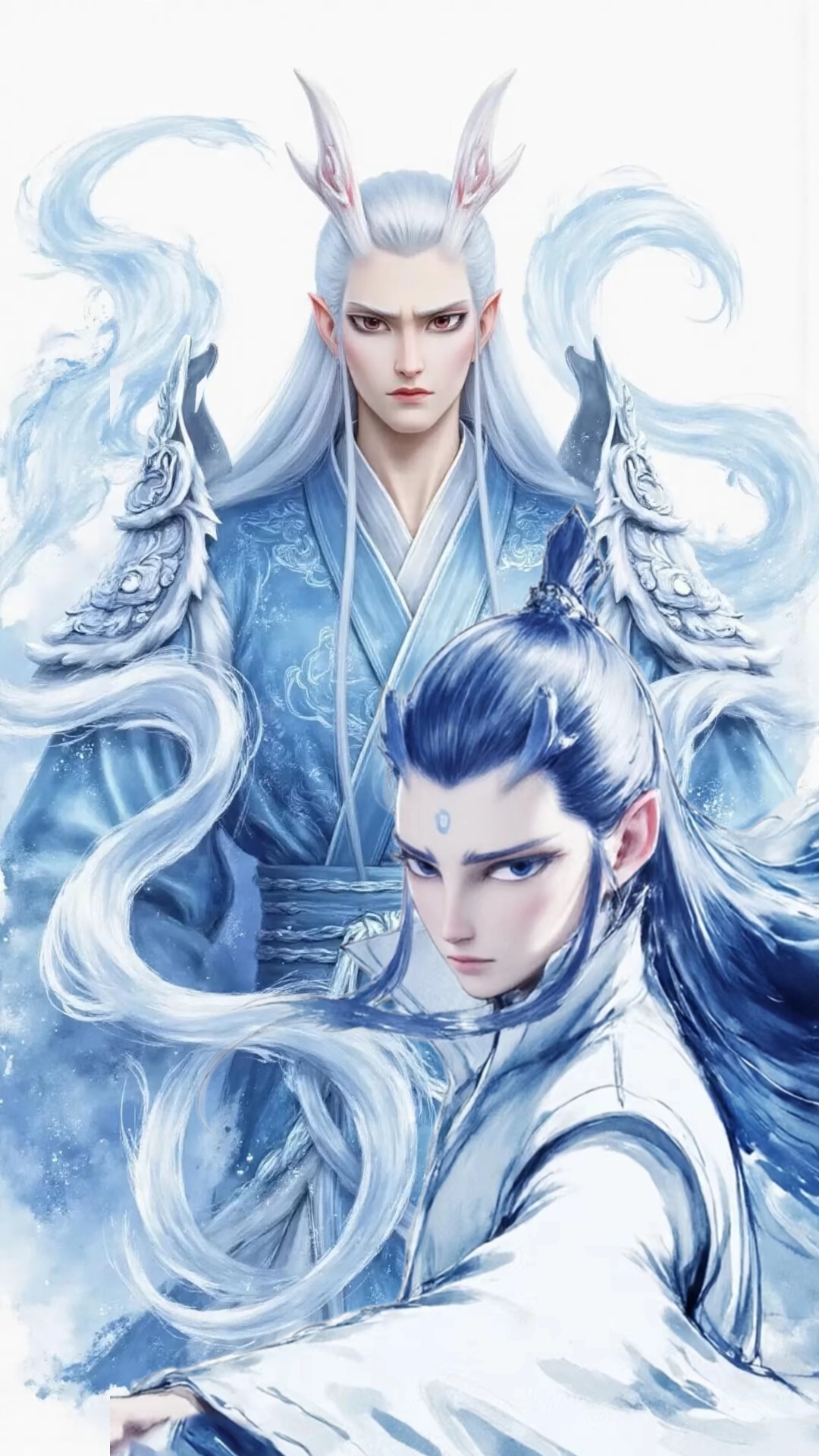 敖丙,今天的天空特别蓝,像你的眼睛一样.超喜欢的敖光,敖丙