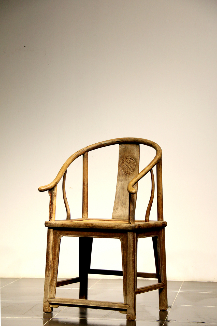 【 臻藏 61 楠木圈椅 】  清中期,楠木.