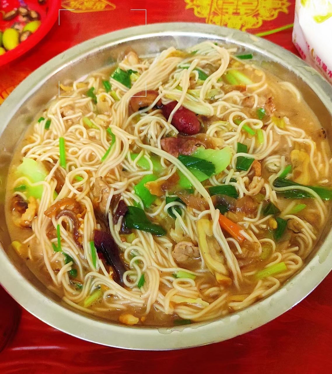 正宗的柴火灶莆田卤面,一个字"香"!