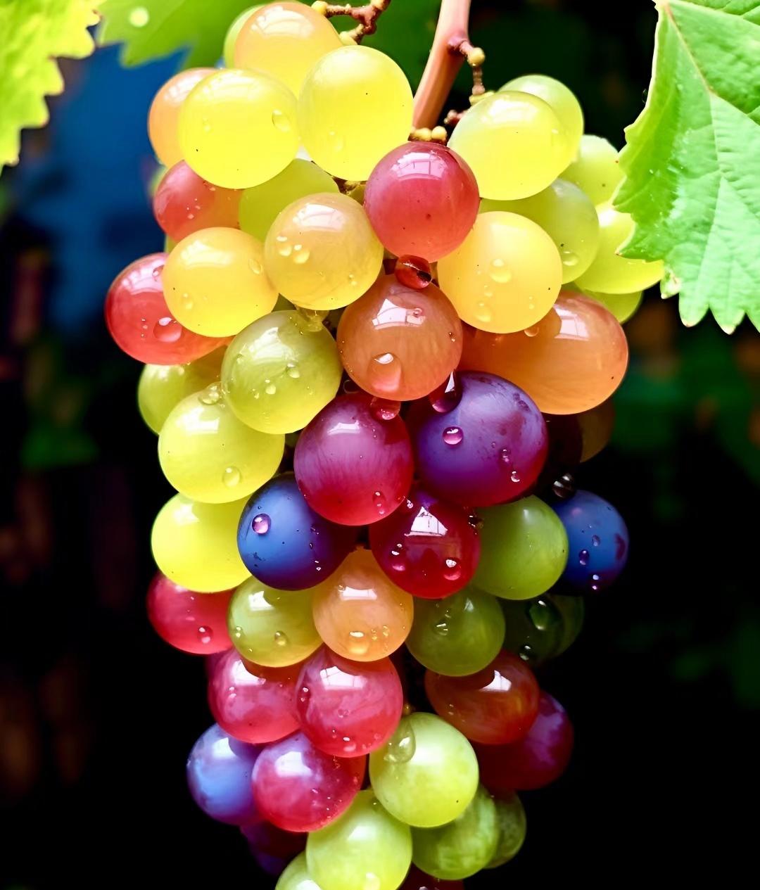 晶莹剔透的葡萄[期待][期待]