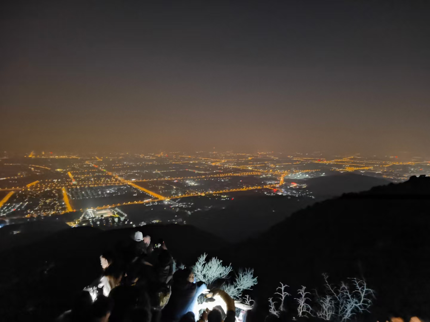 北京鬼笑石夜景图片