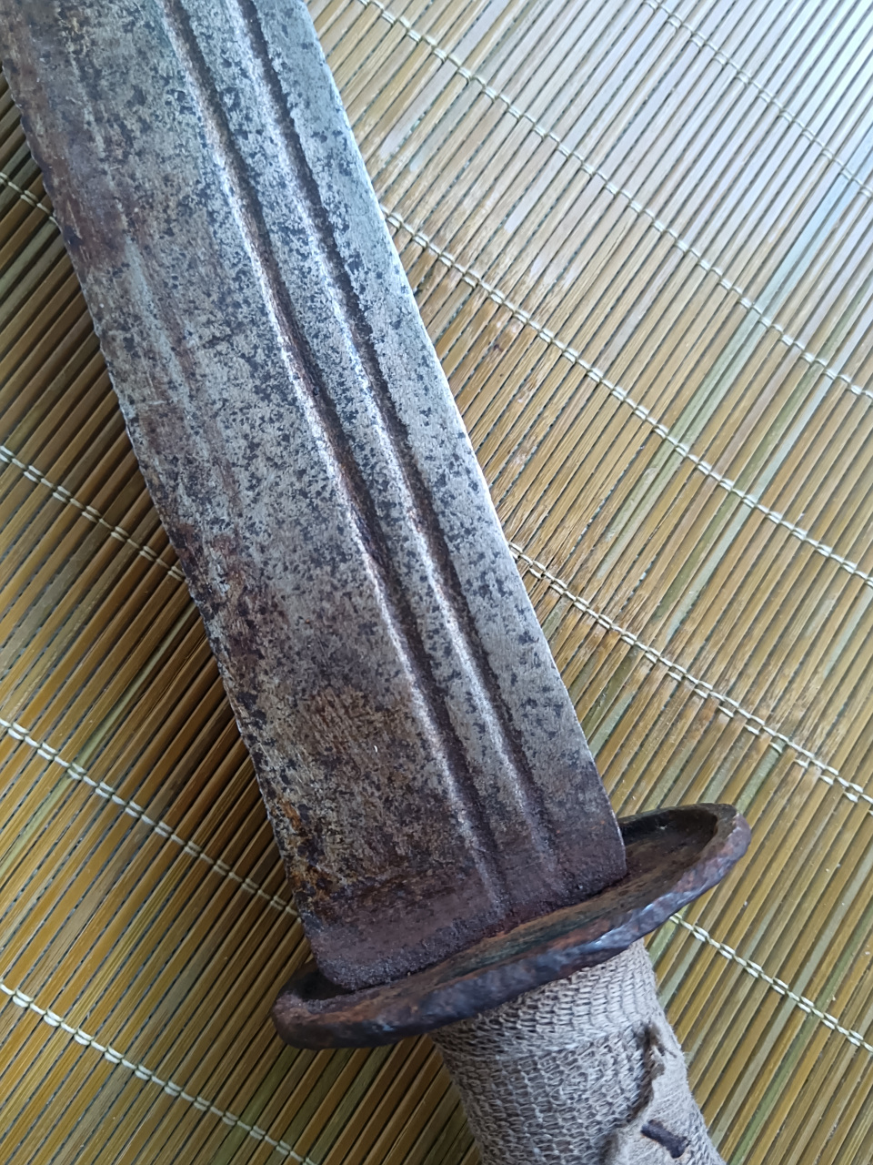 文物# 抗日战场上29军的制式刀,无极刀实物,喜峰口战役中杀出了中国