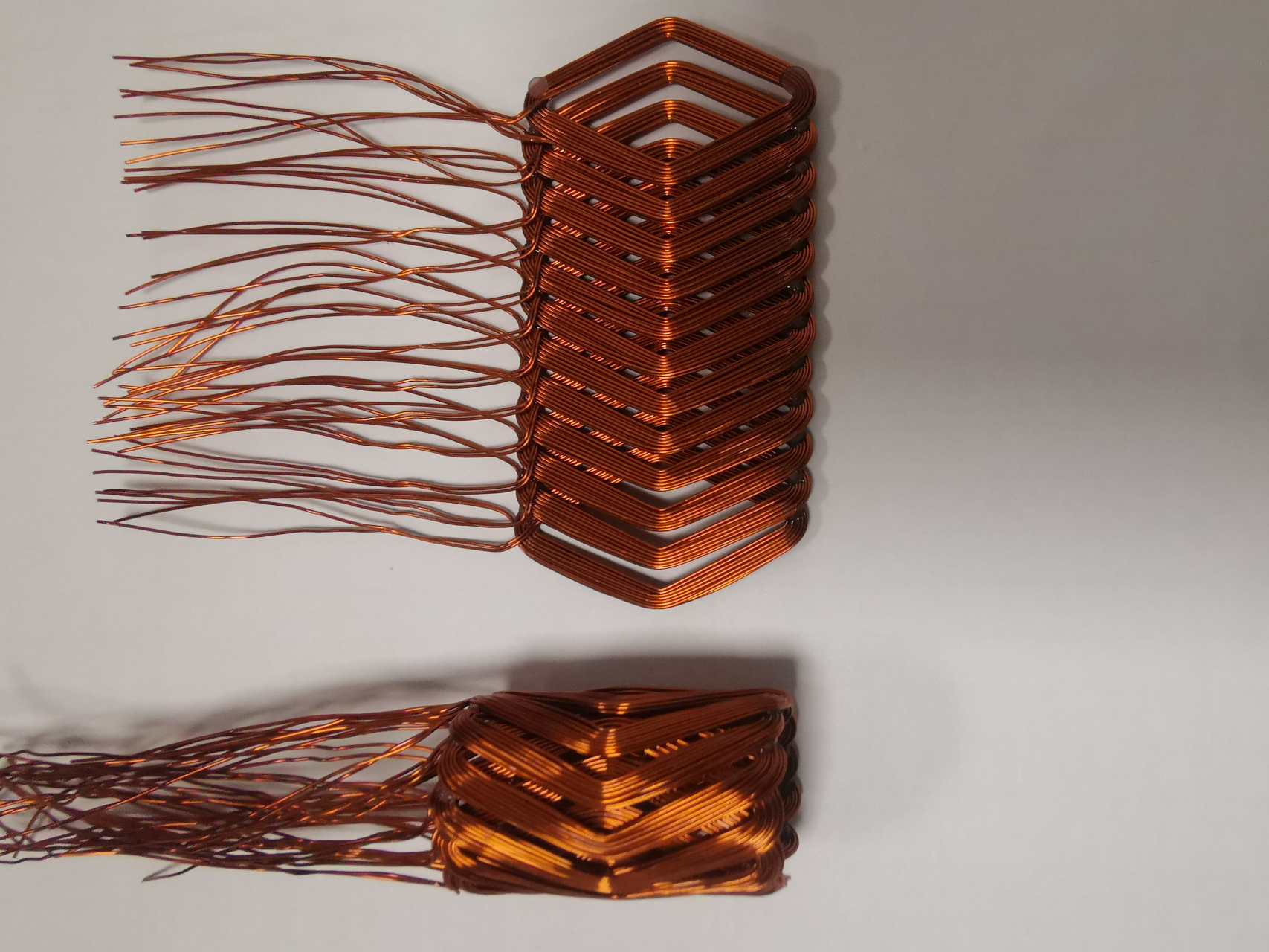 我不止做蜂房线圈,我还做空心线圈[嘻嘻]