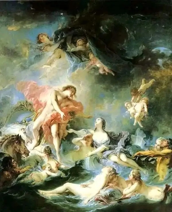 watteau)创作的油画作品,名为"阿芙罗狄蒂之筵"