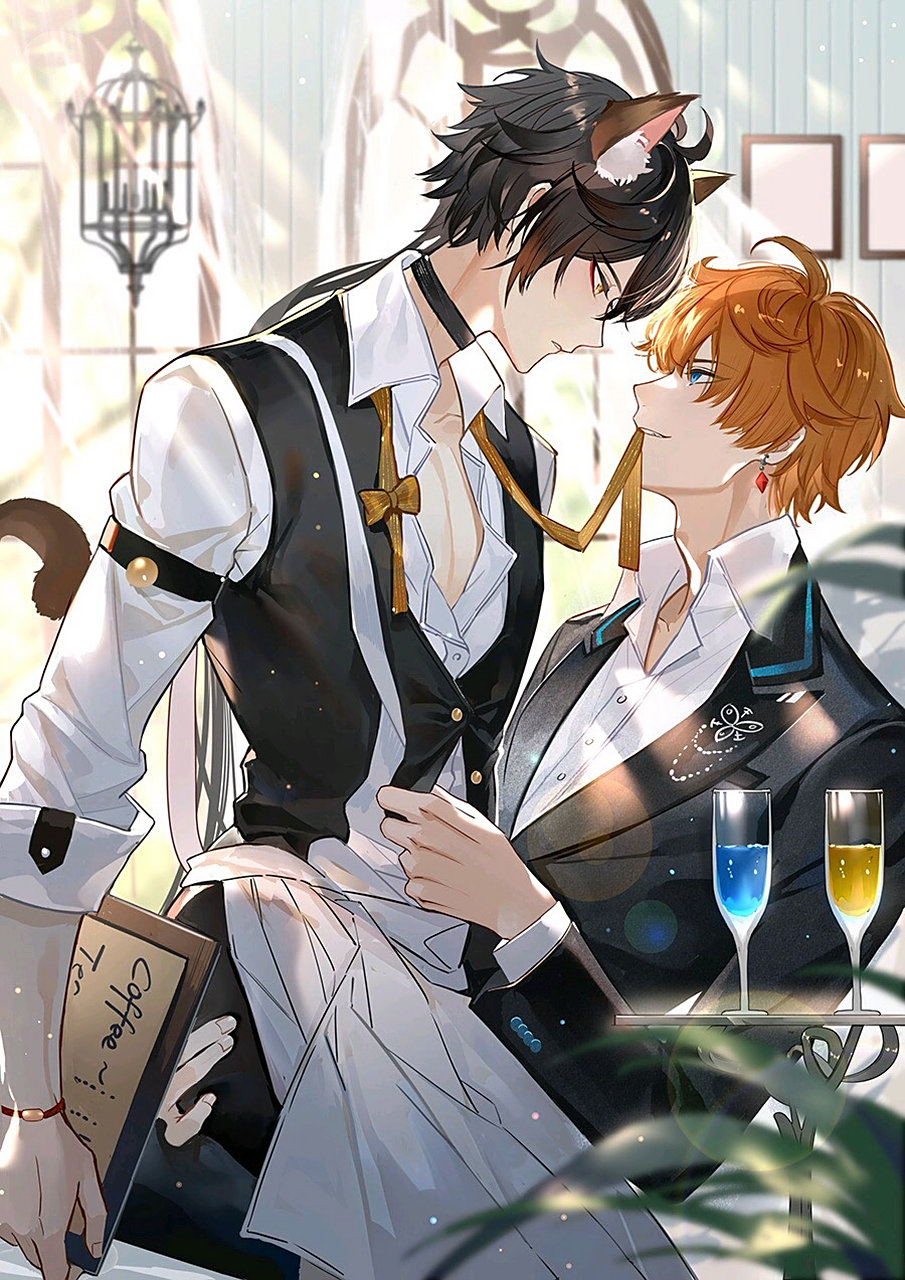 公子×钟离 呜呜晴空太太真的好神 图源来自微博 画师:qing_晴空