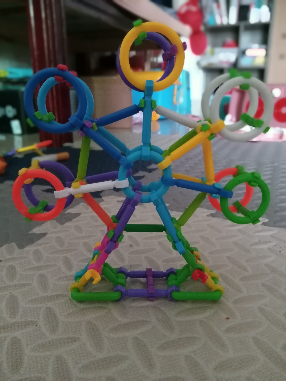 聪明棒手工  摩天轮