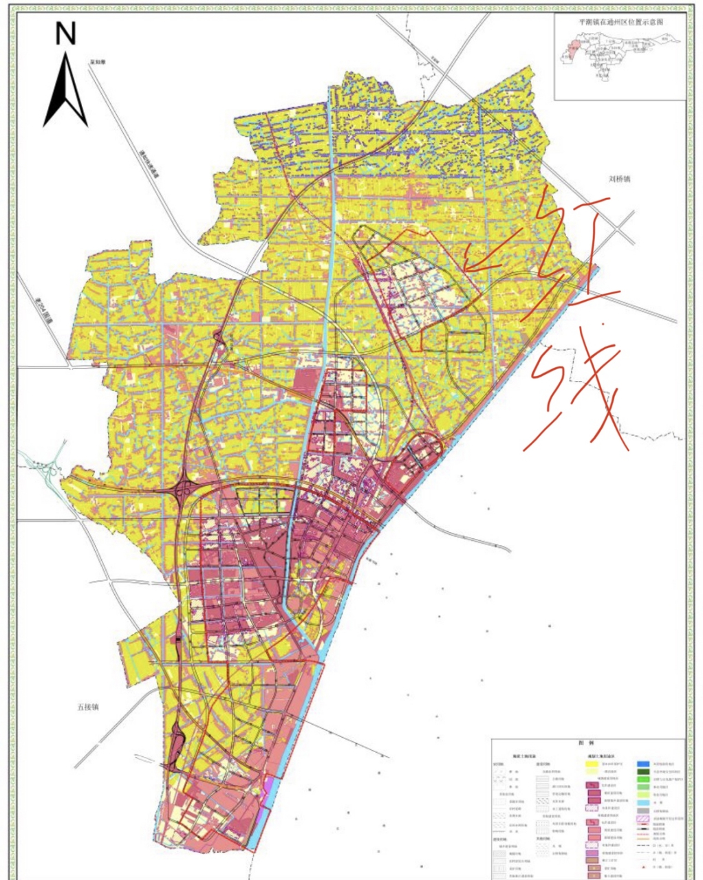 规划图中的红线是什么意思?