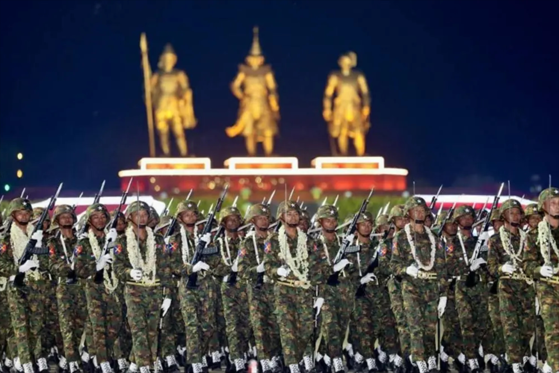 缅甸建军节图片