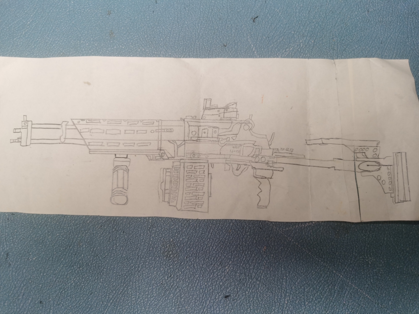 mk14素描图片