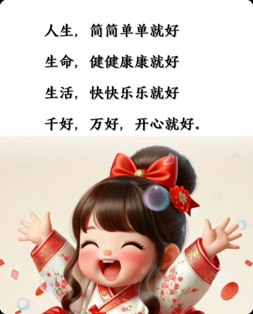 生活越简单越快乐图片图片