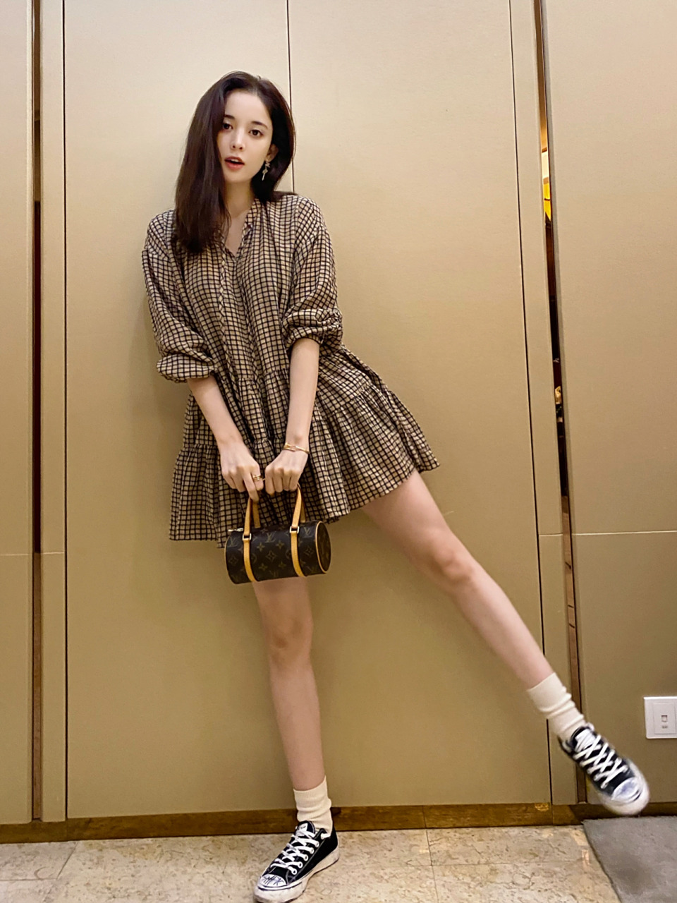 古力娜扎大长腿白袜