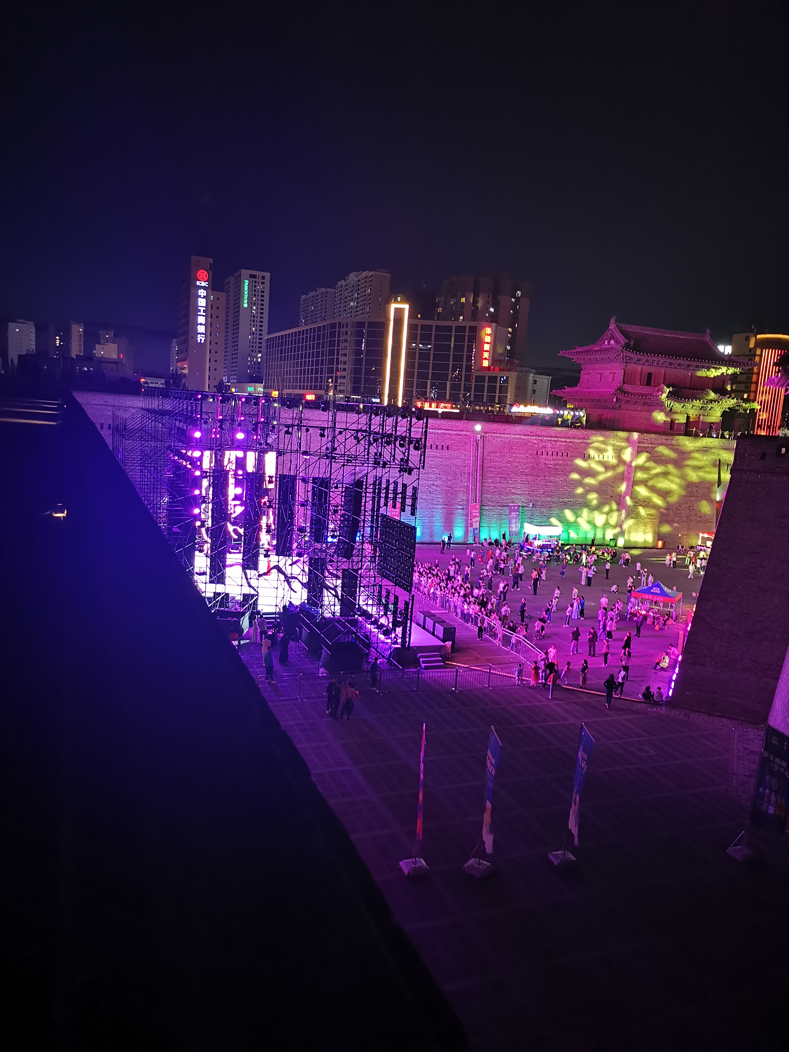 大同古城夜景观赏  天下大同,一朝古都.
