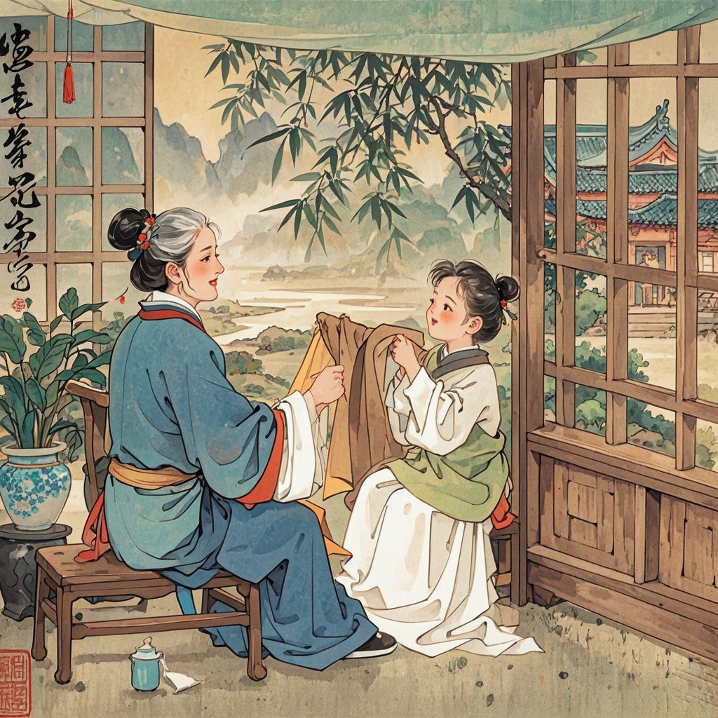 慈母手中线