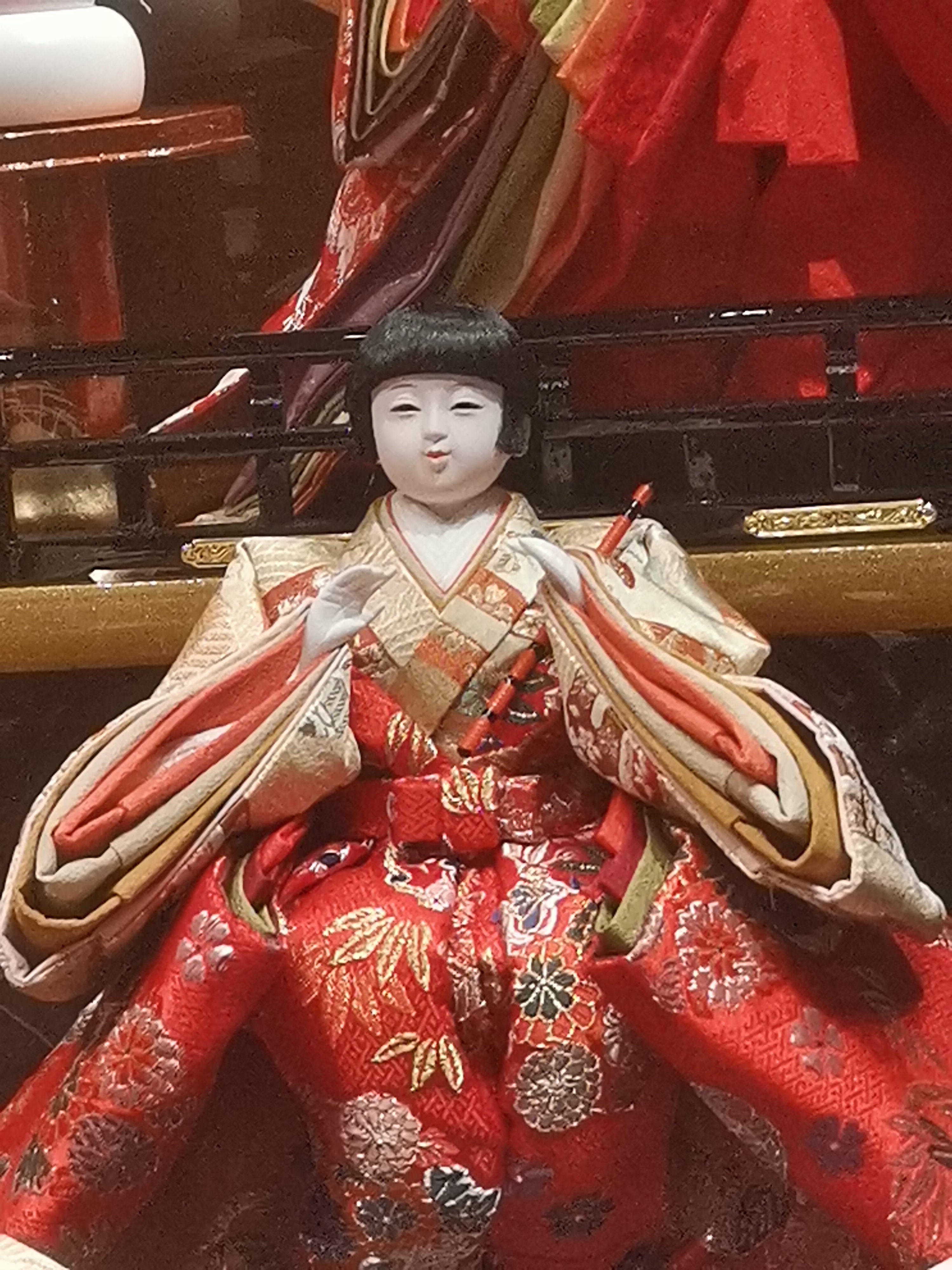 日本"女儿节"人偶         3月3日是日本的女儿节.