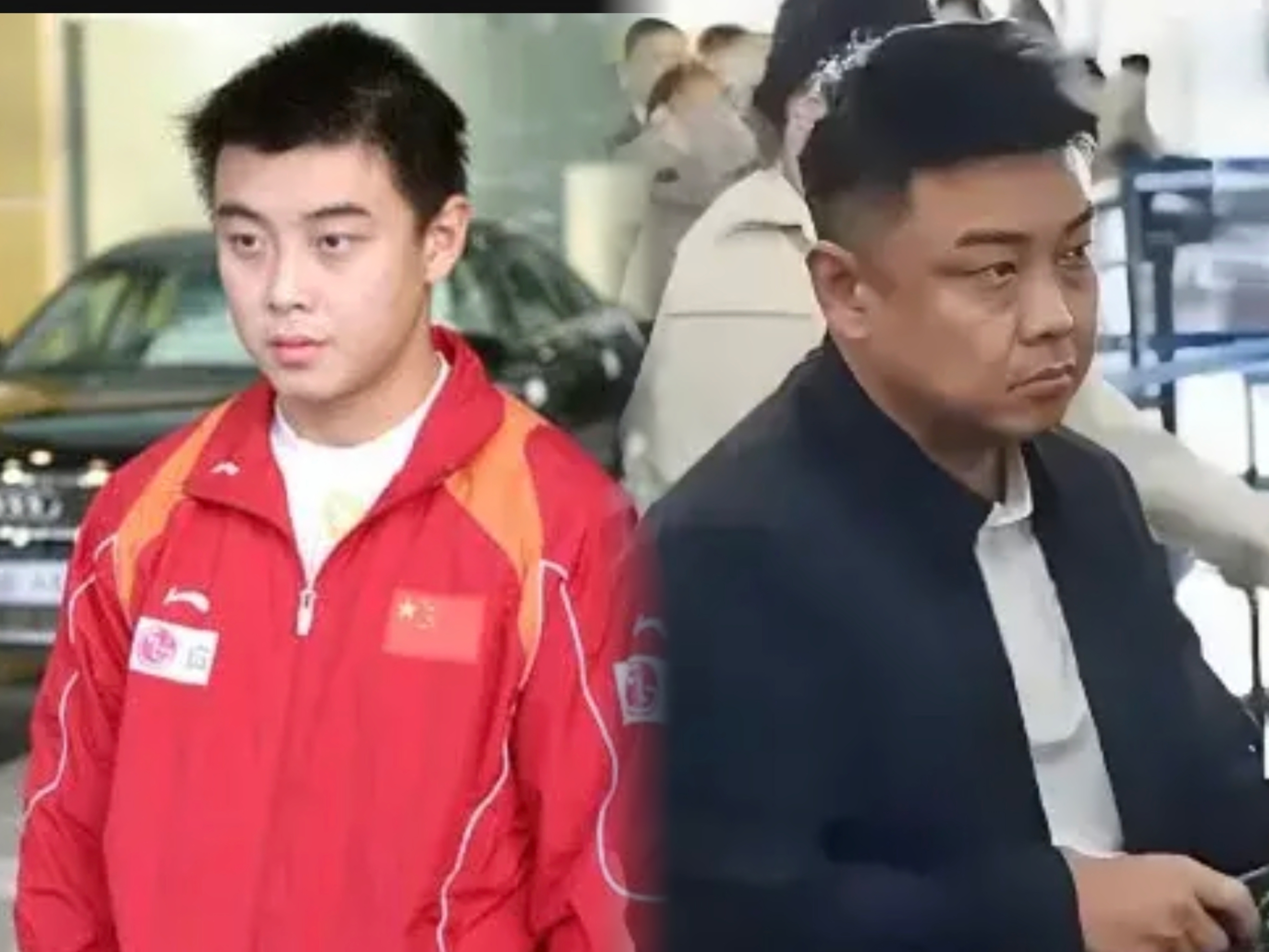 就这付模样就像在号子里蹲了几年似的,以往那个阳光帅气的"乒坛王祖贤