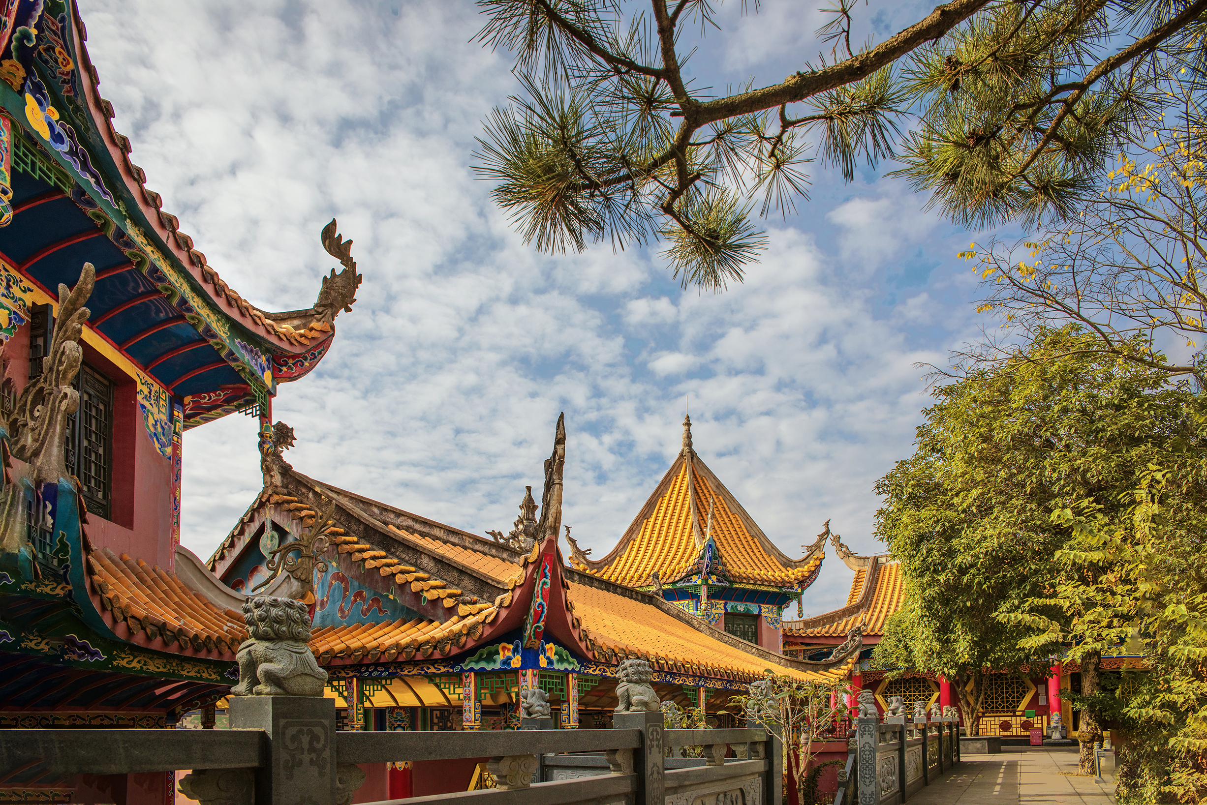 旅行# #我的旅行纪事# 巢凤寺坐落在贵州清镇市城区,始建于明朝初 