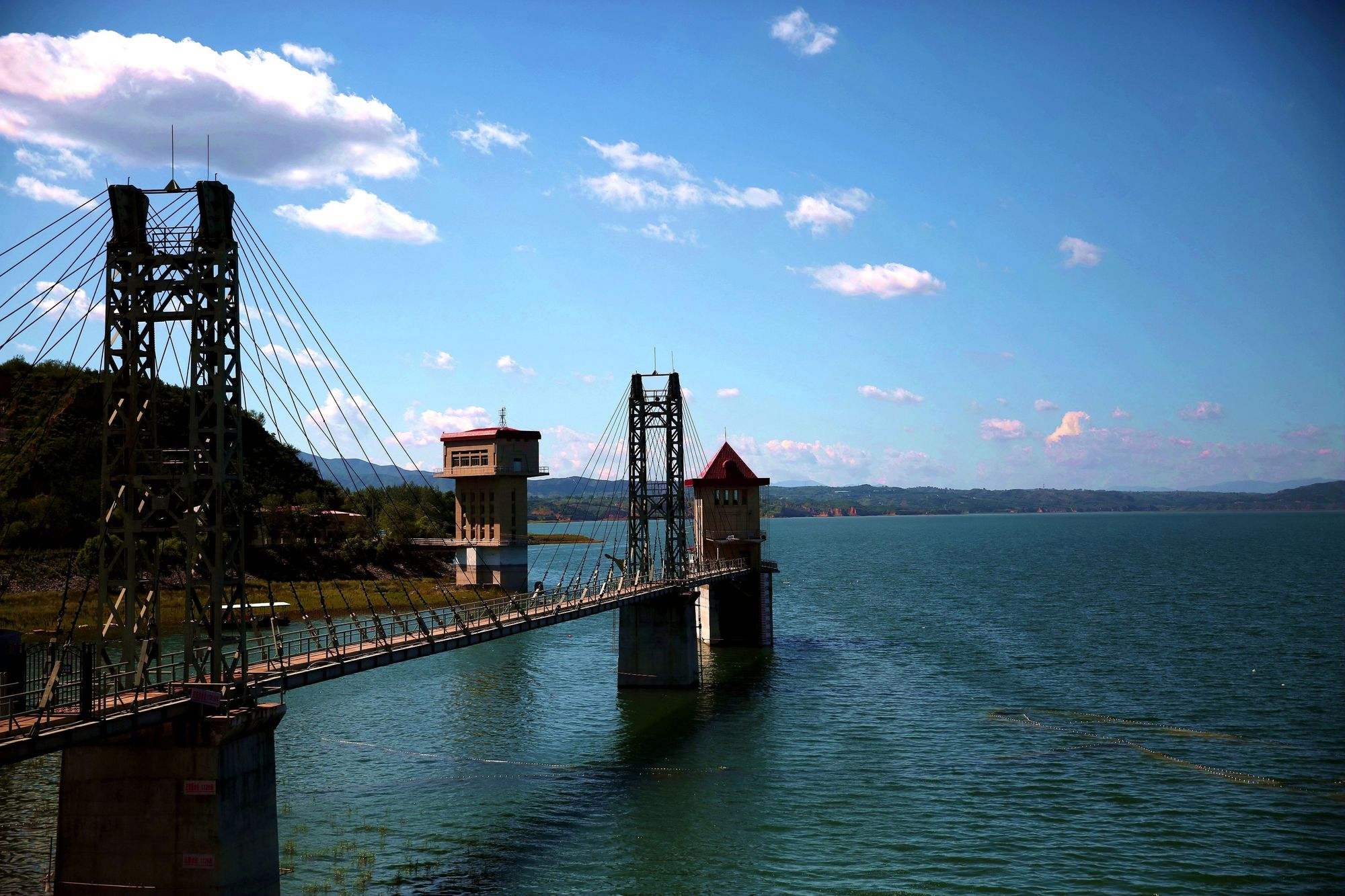 这里是汾河水库,位于山西省太原市西北娄烦县境内下静游村至下石家庄