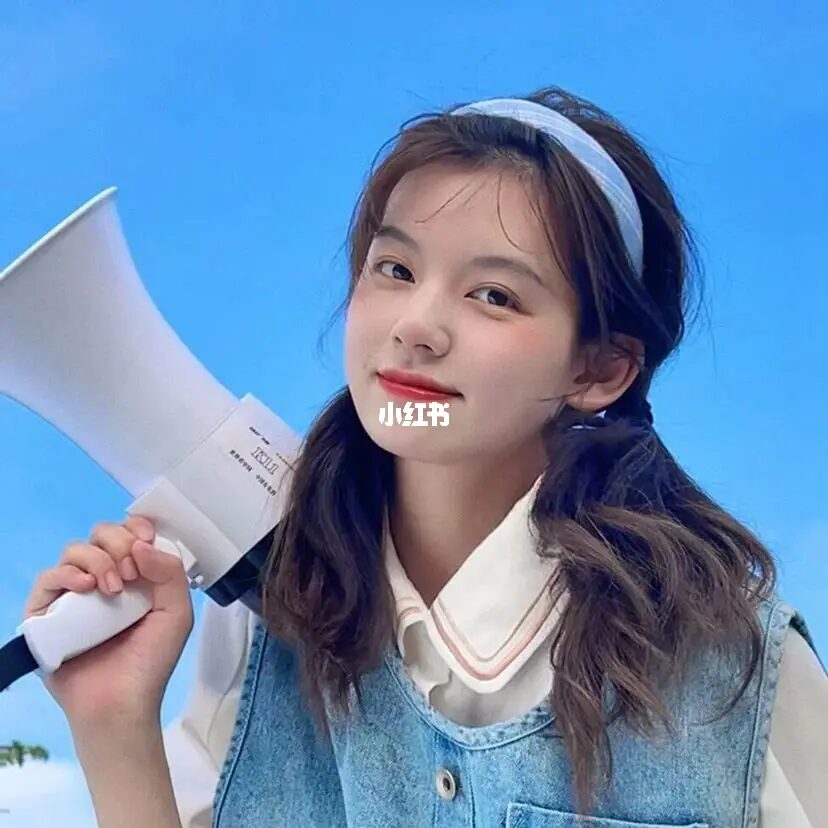 蓝色系真人女头像,我赌你肯定不每张都有#头像# #交友扩列