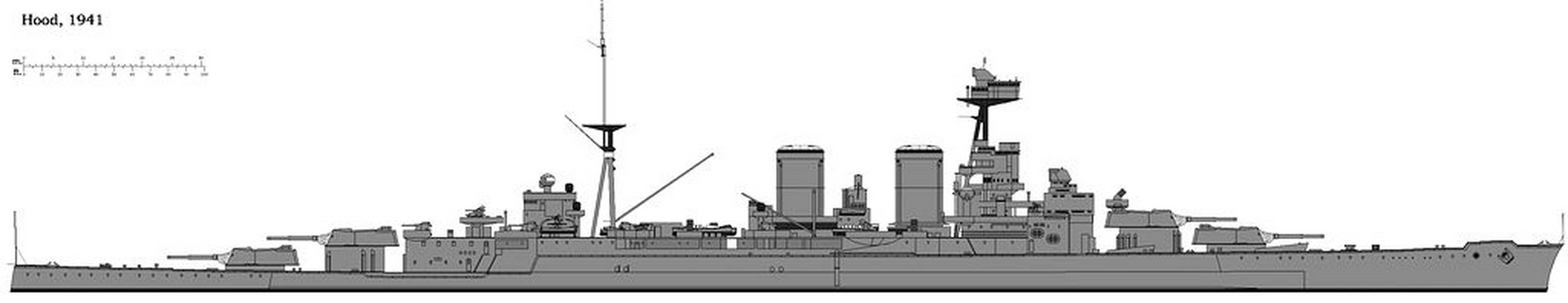 胡德号战列巡洋舰(英文:hms hood,舷号:51,是英国皇家海军建造的