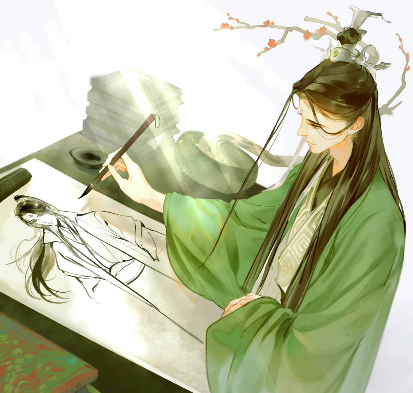 冰妹可是师尊的宝贝徒儿喔～ (画师:拾忆eleven_)