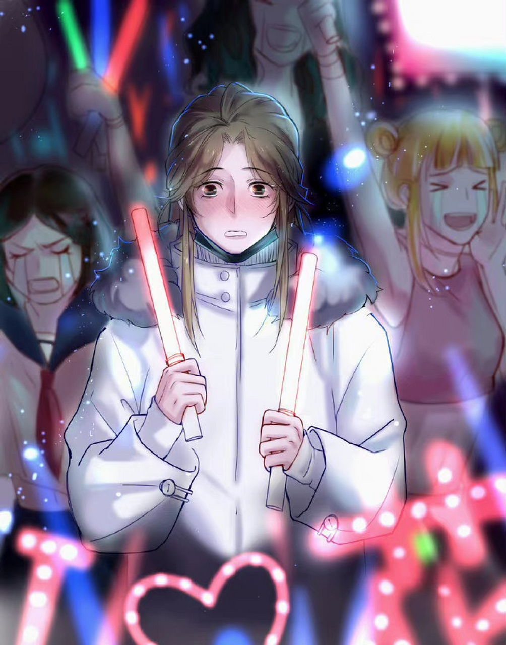 偶像花和他的迷妹怜～[哟] (画师:隐九山)