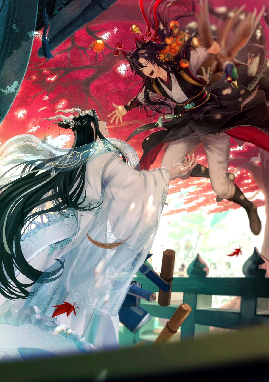 龙叽狐羡设定,很美.