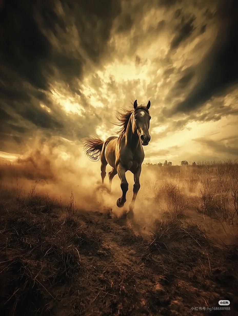 马行飞跑