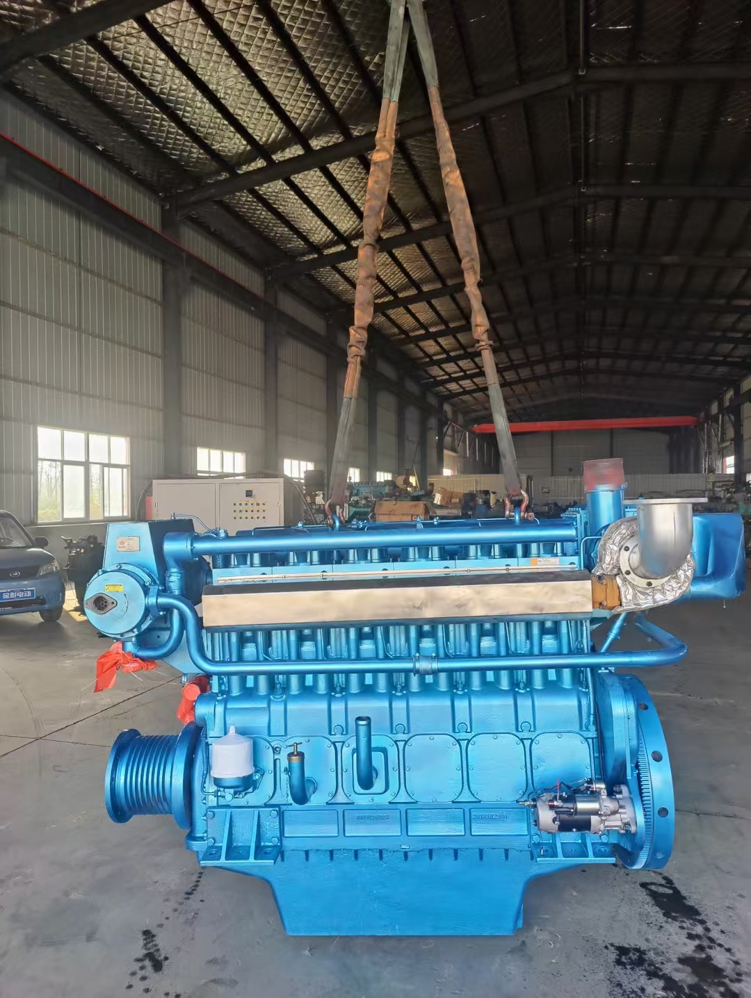 19年 潍柴whm 6160 756马力 柴油机 机器嘎嘎板正